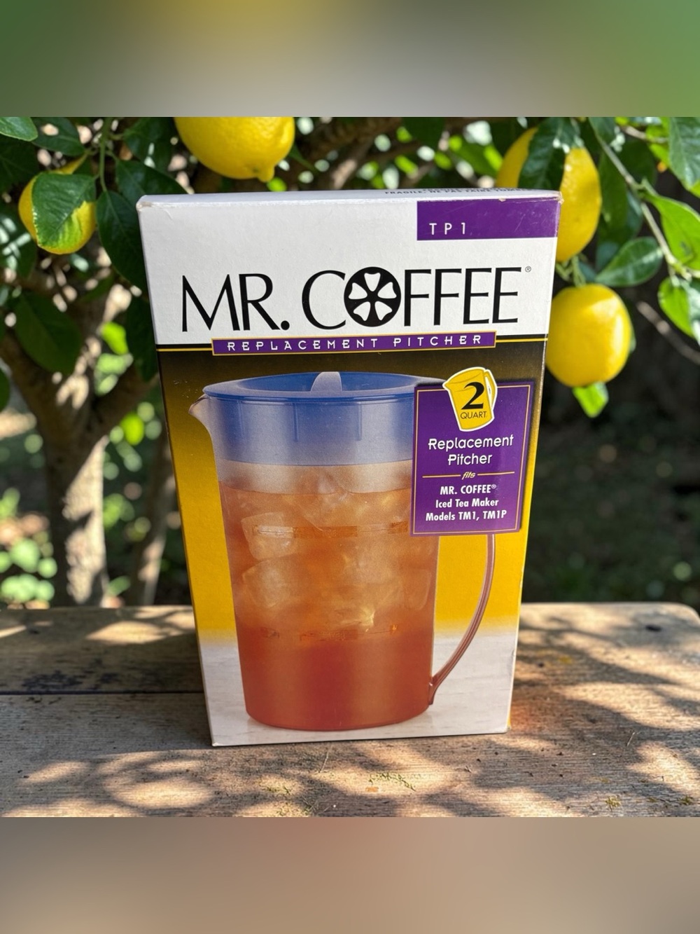 Mr Coffee Replacement Pitcher TP1 2 Quart Fits Ice Tea Maker Models TM1 TM1P